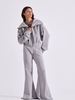 Picture of LIBELLOULA -  Grey sweatshirt with metal zipper MILLER