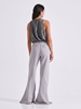 Picture of LIBELLOULA -  Grey flared sweatpants decorated with metal LB MILLER