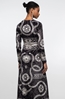 Picture of Peace And Chaos Philosophy Long Dress - Velvet