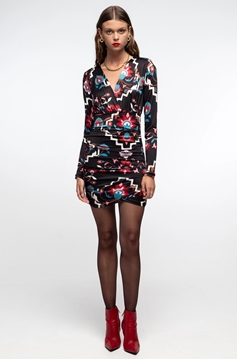 Picture of Peace And Chaos Romancer Short Dress